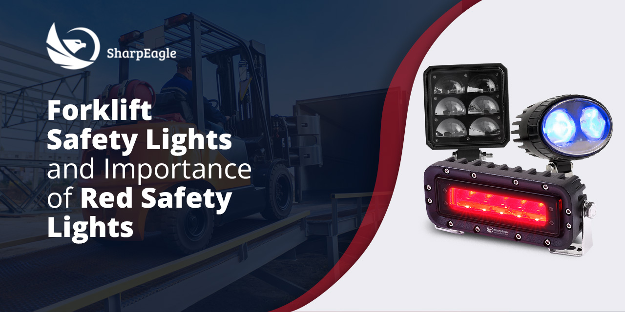 What is the purpose of the Red Zone Danger Area Warning Light Sharpeagle